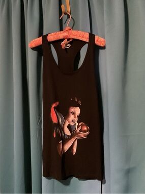 Disney Black Graphic Logo Tank Top